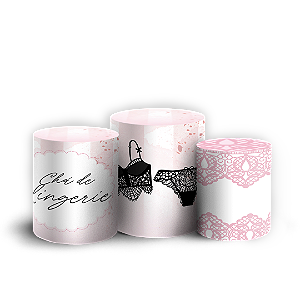 Trio Cilindro - Cha De Lingerie - Sublimado 3D