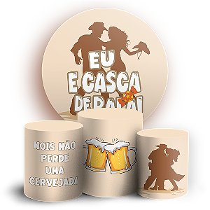 KIT Redondo e Trio - Casca De Bala - Sublimado 3D