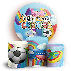KIT Redondo e Trio - Dia Das Criancas - Sublimado 3D