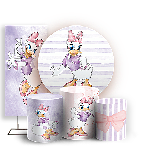 KIT Redondo Trio e Faixa - Margarida - Sublimado 3D