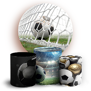 KIT Redondo e Trio - Futebol - Sublimado 3D