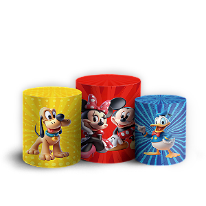 Trio Cilindro - Mickey - Sublimado 3D