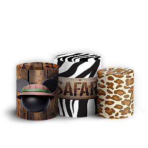 Trio Cilindro - Mickey Safari - Sublimado 3D