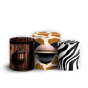 Trio Cilindro - Mickey Safari - Sublimado 3D