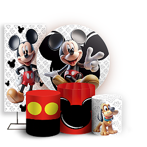 KIT Redondo Trio e Faixa - Mickey - Sublimado 3D