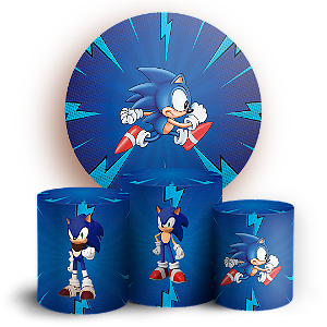KIT Redondo e Trio - Sonic - Sublimado 3D