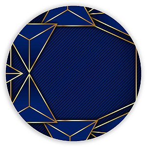 Capa Mini Painel Sublimado - Abstrato Azul