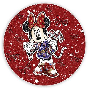 Mini Painel - Natal Ano Novo Minnie - Sublimado 3D