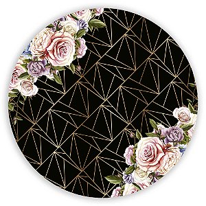 Mini Painel - Arabesco Floral - Sublimado 3D