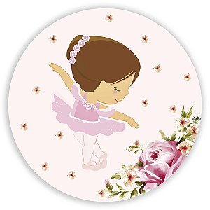Mini Painel - Bailarina Cute - Sublimado 3D