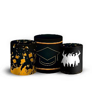 Trio Cilindro - Formatura - Sublimado 3D + Elástico