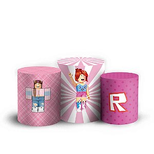 Trio Cilindro - Roblox - Sublimado 3D + Elástico