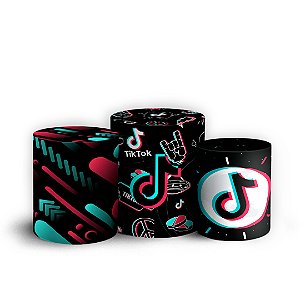 Trio Cilindro - TikTok - Sublimado 3D + Elástico