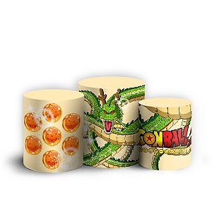 Trio Cilindro - Dragon Ball - Sublimado 3D + Elástico