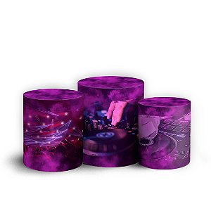 Trio Cilindro - DJ - Sublimado 3D + Elástico