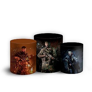 Trio Cilindro - Call of Duty - Sublimado 3D + Elástico