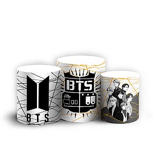 Trio Cilindro - BTS - Sublimado 3D + Elástico