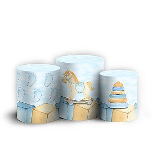 Trio Cilindro - Brinquedos - Sublimado 3D + Elástico