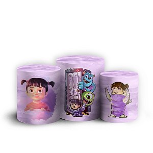 Trio Cilindro - Boo - Sublimado 3D + Elástico