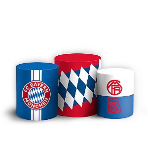 Trio Cilindro - Bayern de Munique - Sublimado 3D + Elástico