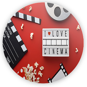 Capa Mini Painel Sublimado - Cinema