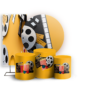 KIT Redondo Trio e Faixa - Cinema - Sublimado 3D