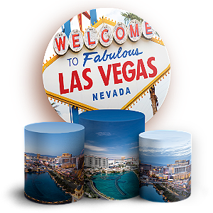 KIT Redondo e Trio - Las Vegas - Sublimado 3D