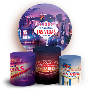 KIT Redondo e Trio - Las Vegas - Sublimado 3D
