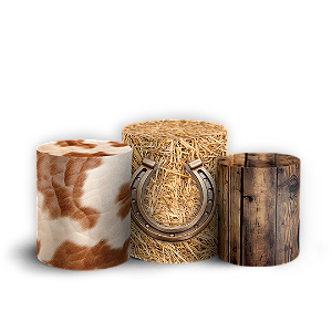 Trio Cilindro - Cavalo - Sublimado 3D + Elástico