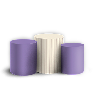 Trio Cilindro - Oh Baby - Sublimado 3D + Elástico