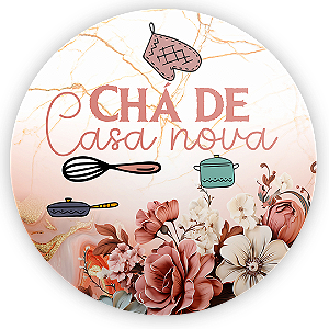 Capa Mini Painel Sublimado - Cha De Casa Nova