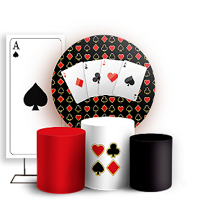 KIT Redondo Trio e Faixa - Cassino - Sublimado 3D