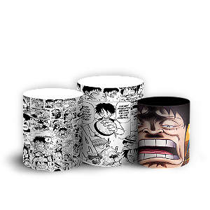 Trio Cilindro - Luffy One Piece - Sublimado 3D + Elástico