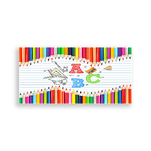 Painel Retangular - Lapis - Sublimado 3D