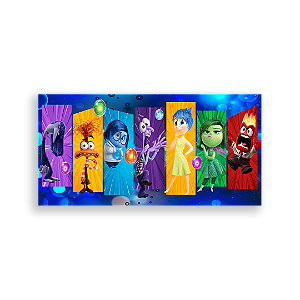 Painel Retangular - Divertida Mente - Sublimado 3D