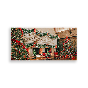 Painel Retangular - Natal Fundo Fotografico - Sublimado 3D