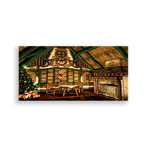 Painel Retangular - Natal Fundo Fotografico - Sublimado 3D