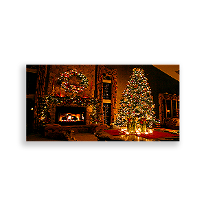 Painel Retangular - Natal Fundo Fotografico - Sublimado 3D