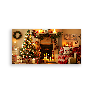 Painel Retangular - Natal Fundo Fotografico - Sublimado 3D