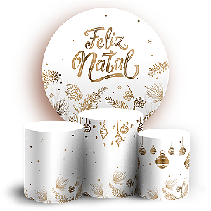 KIT Redondo e Trio - Natal - Sublimado 3D