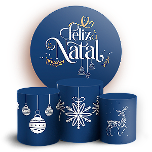 KIT Redondo e Trio - Natal - Sublimado 3D