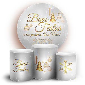 KIT Redondo e Trio - Ano Novo - Sublimado 3D