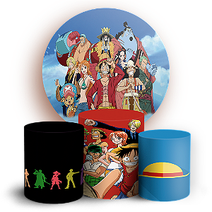 KIT Redondo e Trio - One Piece - Sublimado 3D