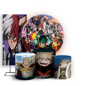 KIT Redondo Trio e Faixa - My Hero Academia - Sublimado 3D