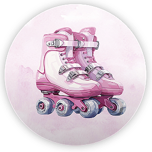 Painel Redondo - Patins - Sublimado 3D