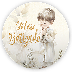 Capa Mini Painel Sublimado - Batizado