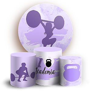 KIT Redondo e Trio - Academia - Sublimado 3D