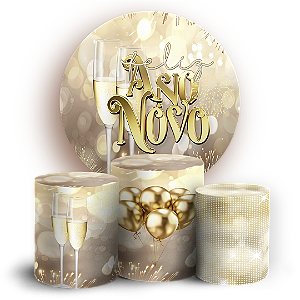KIT Redondo e Trio - Ano Novo - Sublimado 3D