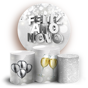 KIT Redondo e Trio - Ano Novo - Sublimado 3D