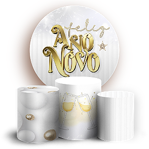 KIT Redondo e Trio - Ano Novo - Sublimado 3D